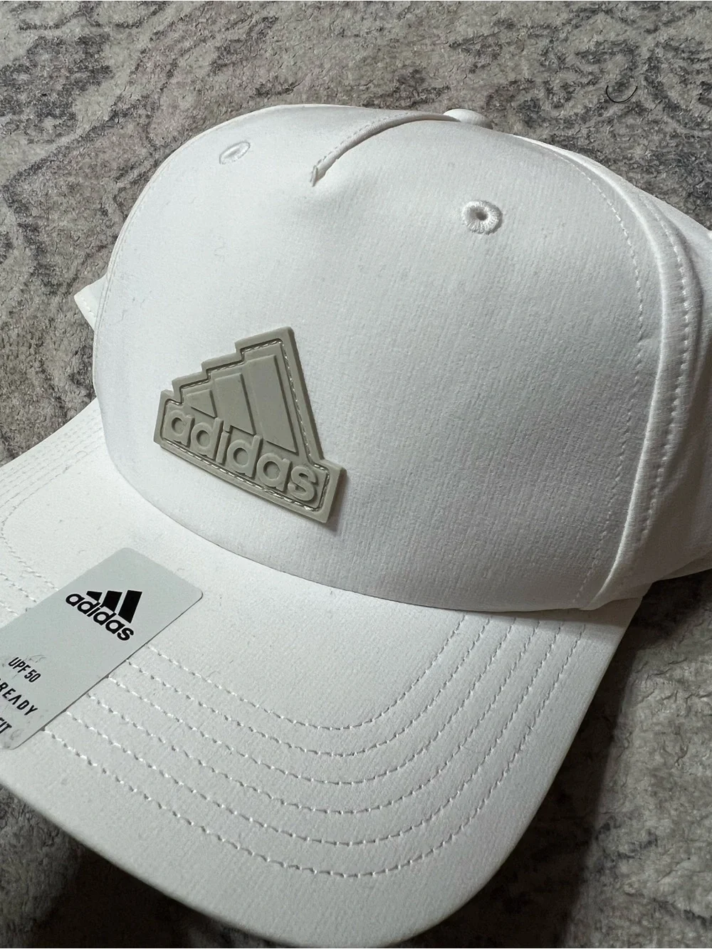 Adidas Off White Aeroready Sport Snapback A-Frame Hat